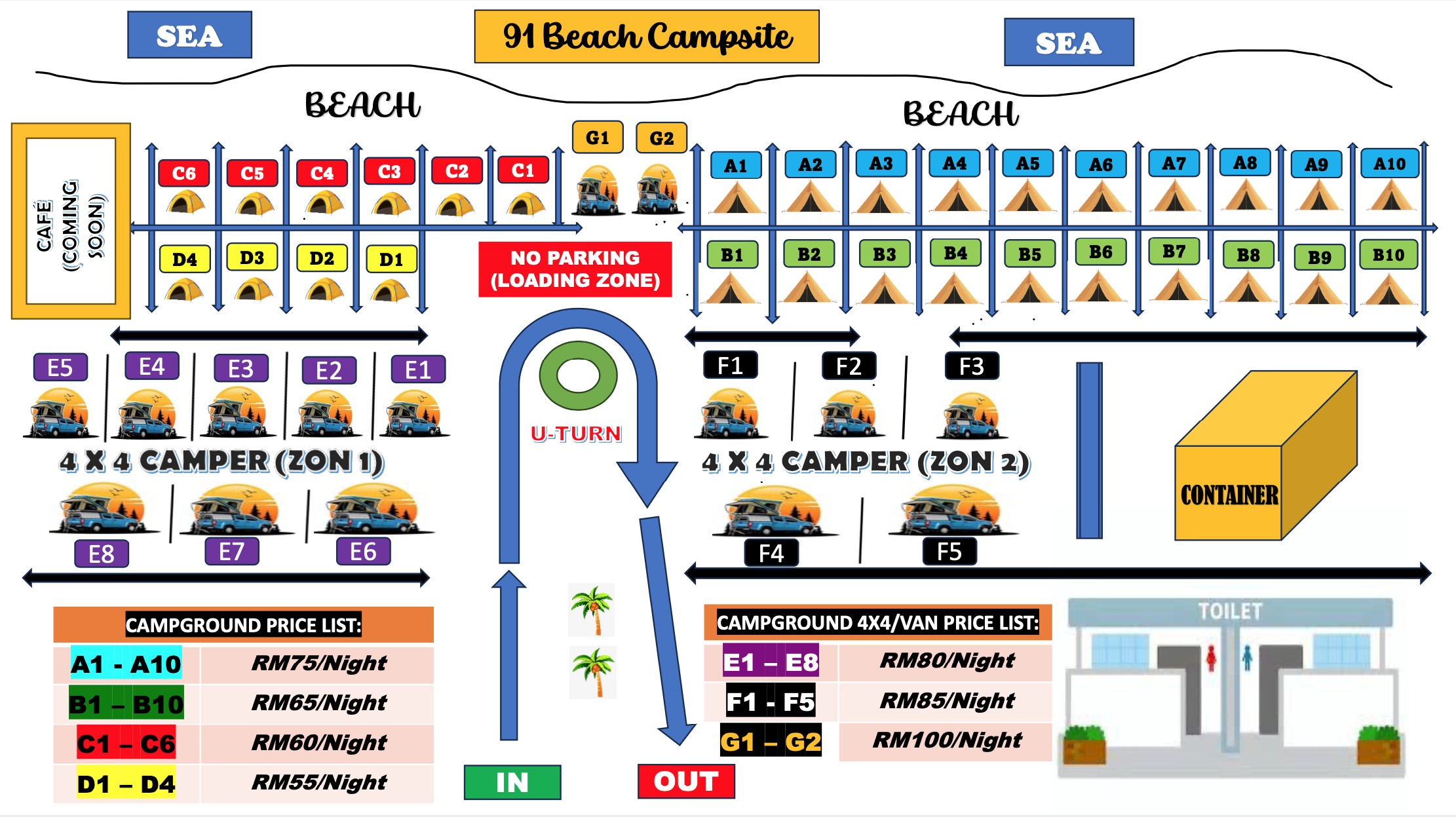 91 Beach Campsite
