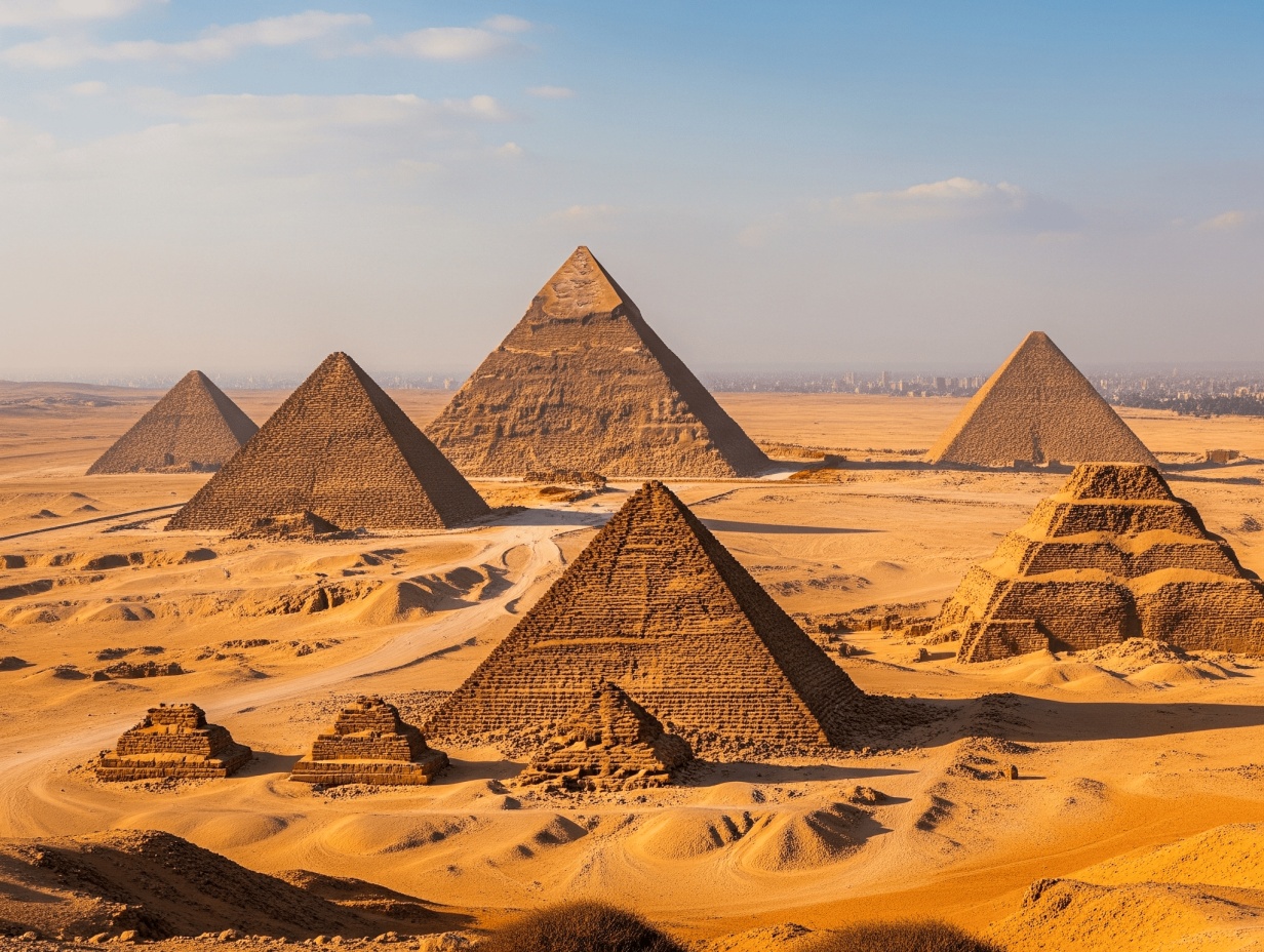 Giza Pyramids, Memphis City, Dahshur And Sakkara Pyramids