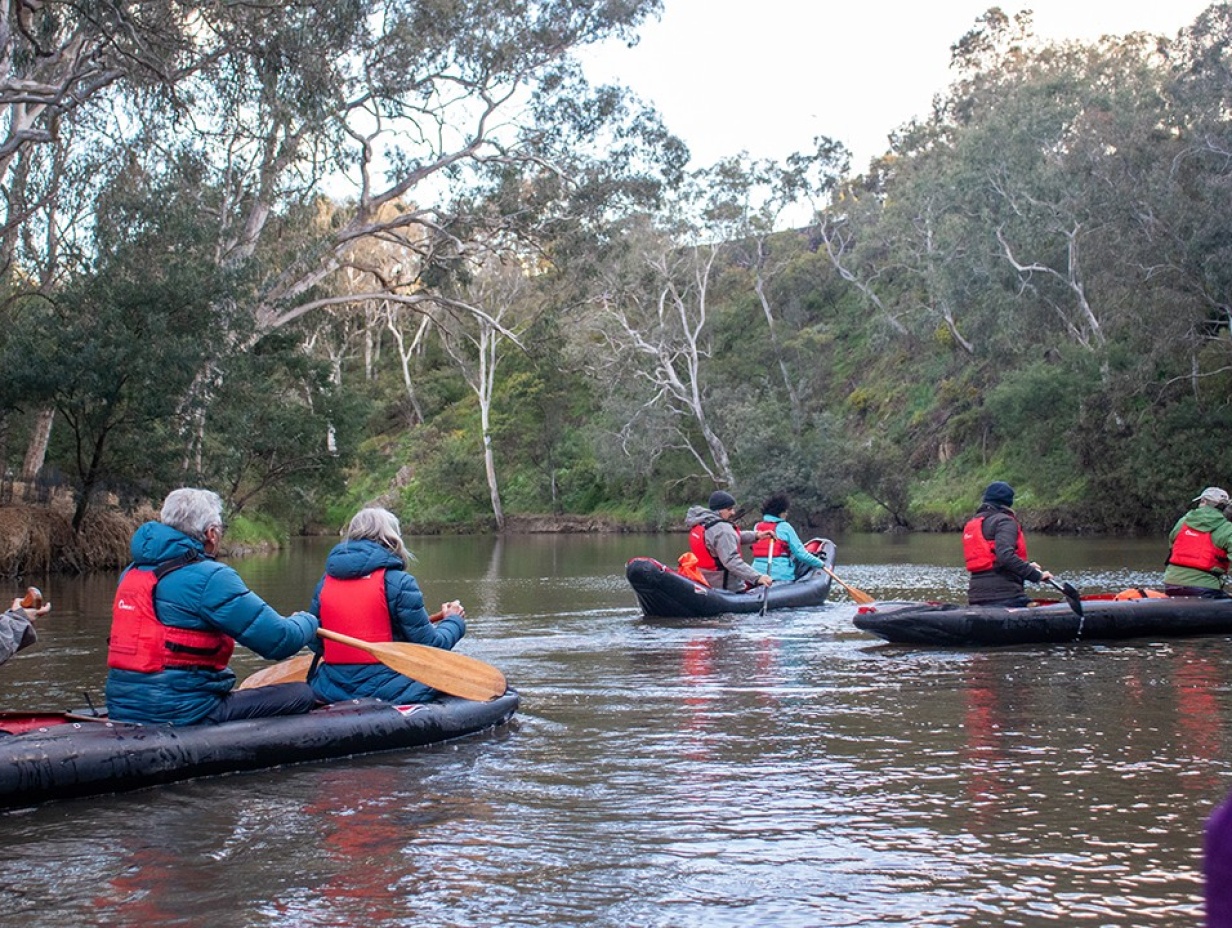 Regenerative Travel on the Birrarung – Canoe, Connect & Reflect - Floating Meeting