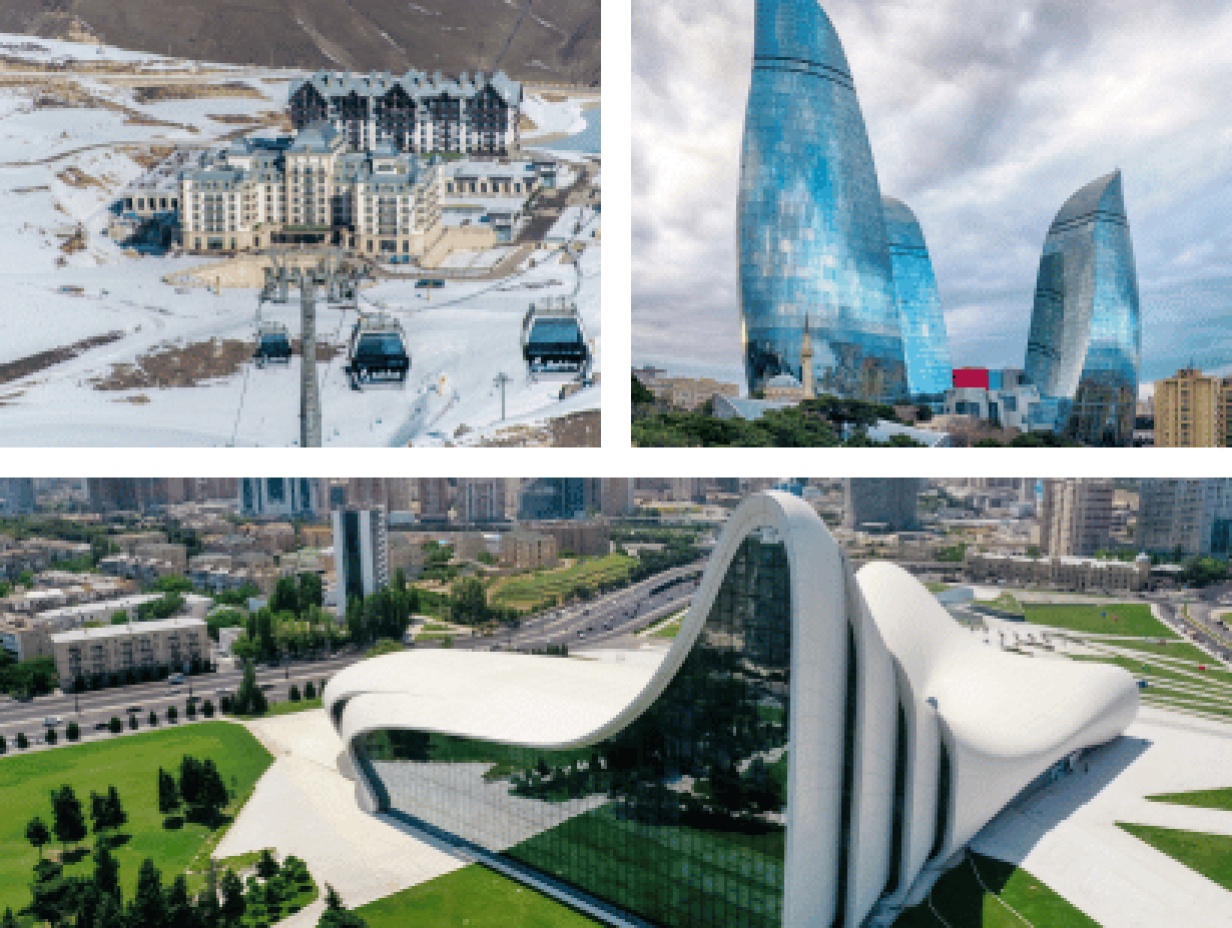 Azerbaijan 4 to 5 Days Highlights Tour Baku, Shahdagh/Gabala