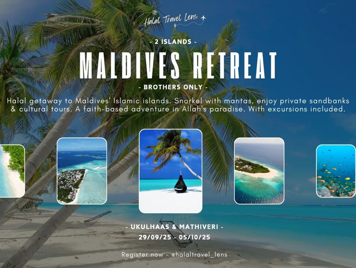 2 Island Maldivian retreat (Brothers only) 29th September - 5th October