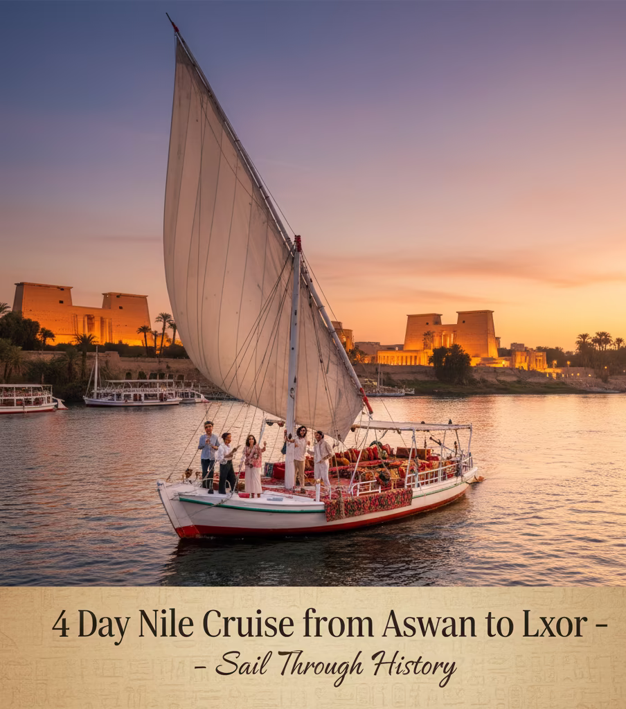 4-Day Nile Cruise from Aswan to Luxor – Sail Through History