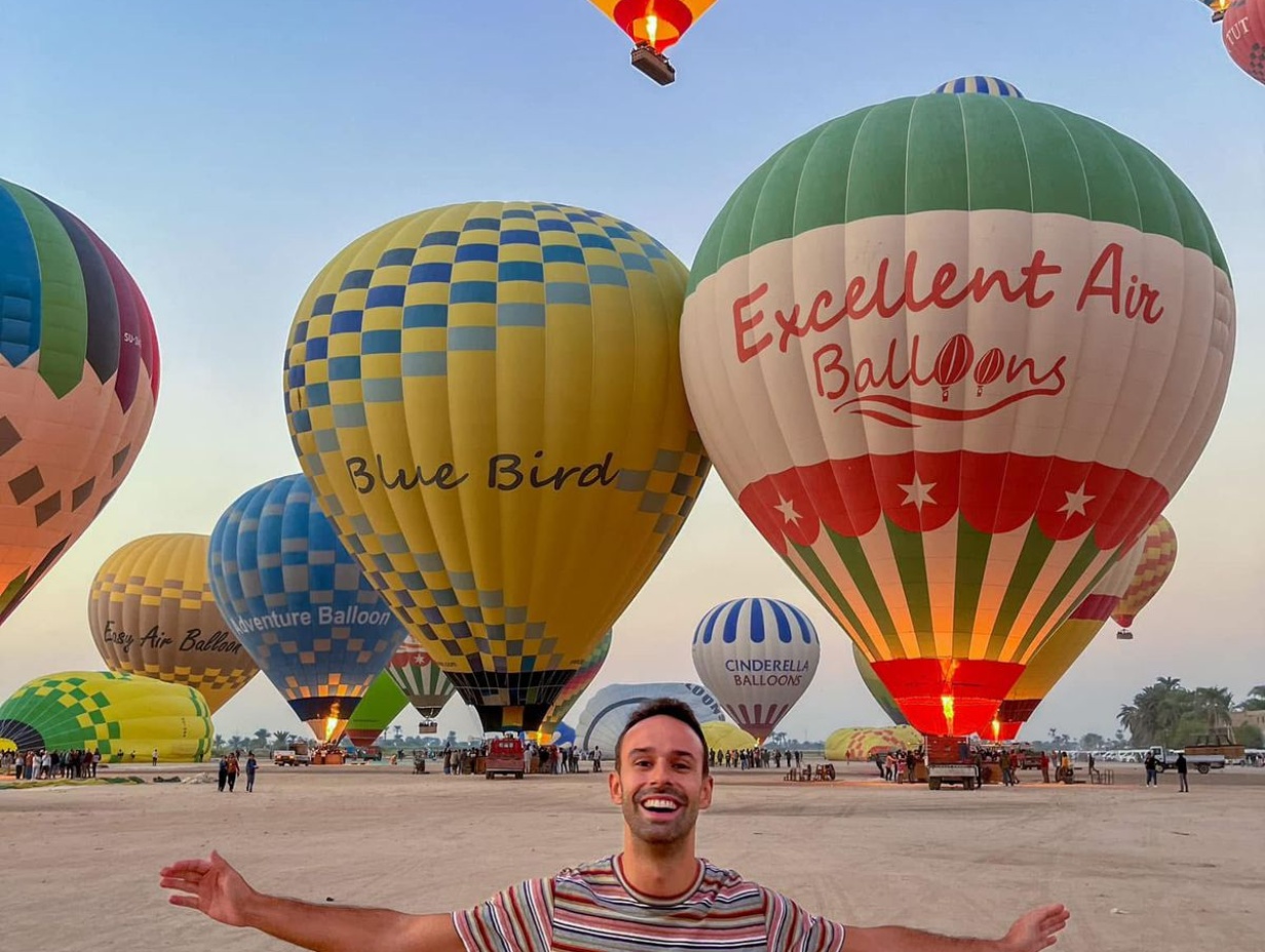 Breathtaking 2-Day Luxor Adventure: Felucca Ride & Hot Air Balloon from Cairo
