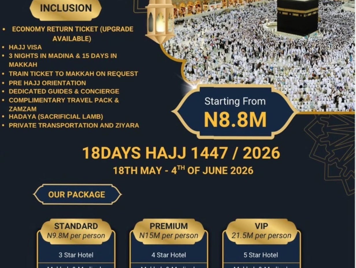 Hajj 2026 by Mubeed Travels