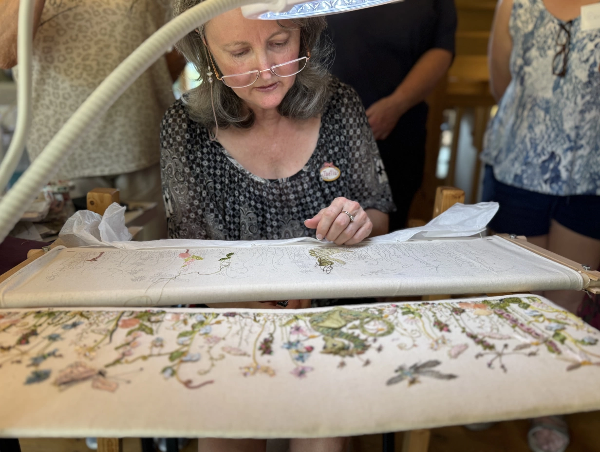 Taetia McEwen in Somerset, Whimsical Embroidery | 21st to 28th June 2027