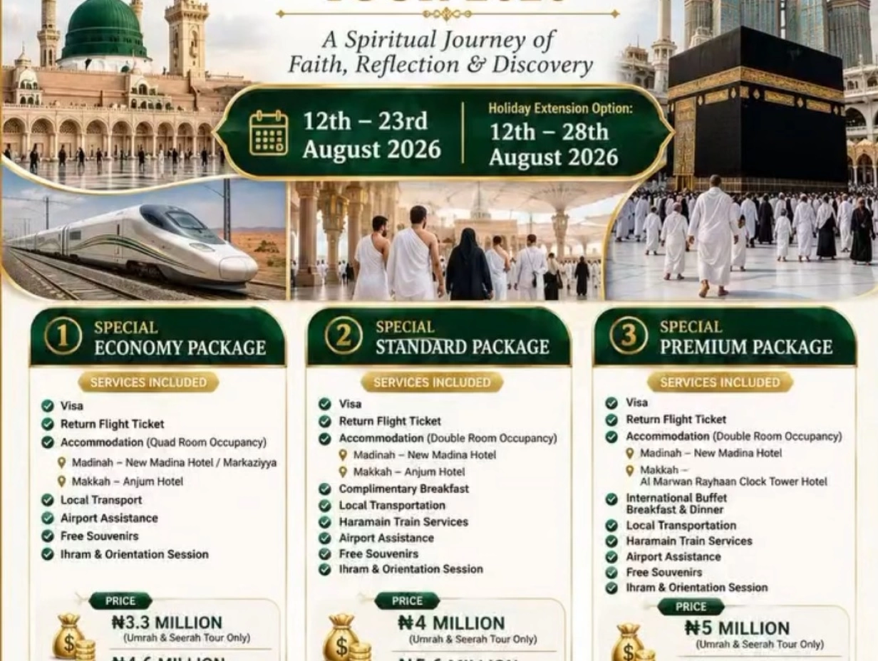 Umrah/Seerah Tour