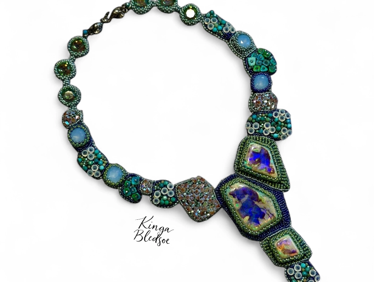 Create Two Exquisite Bead Embroidery Jewellery Projects with Kinga Bledsoe |7th to 14th August 2027
