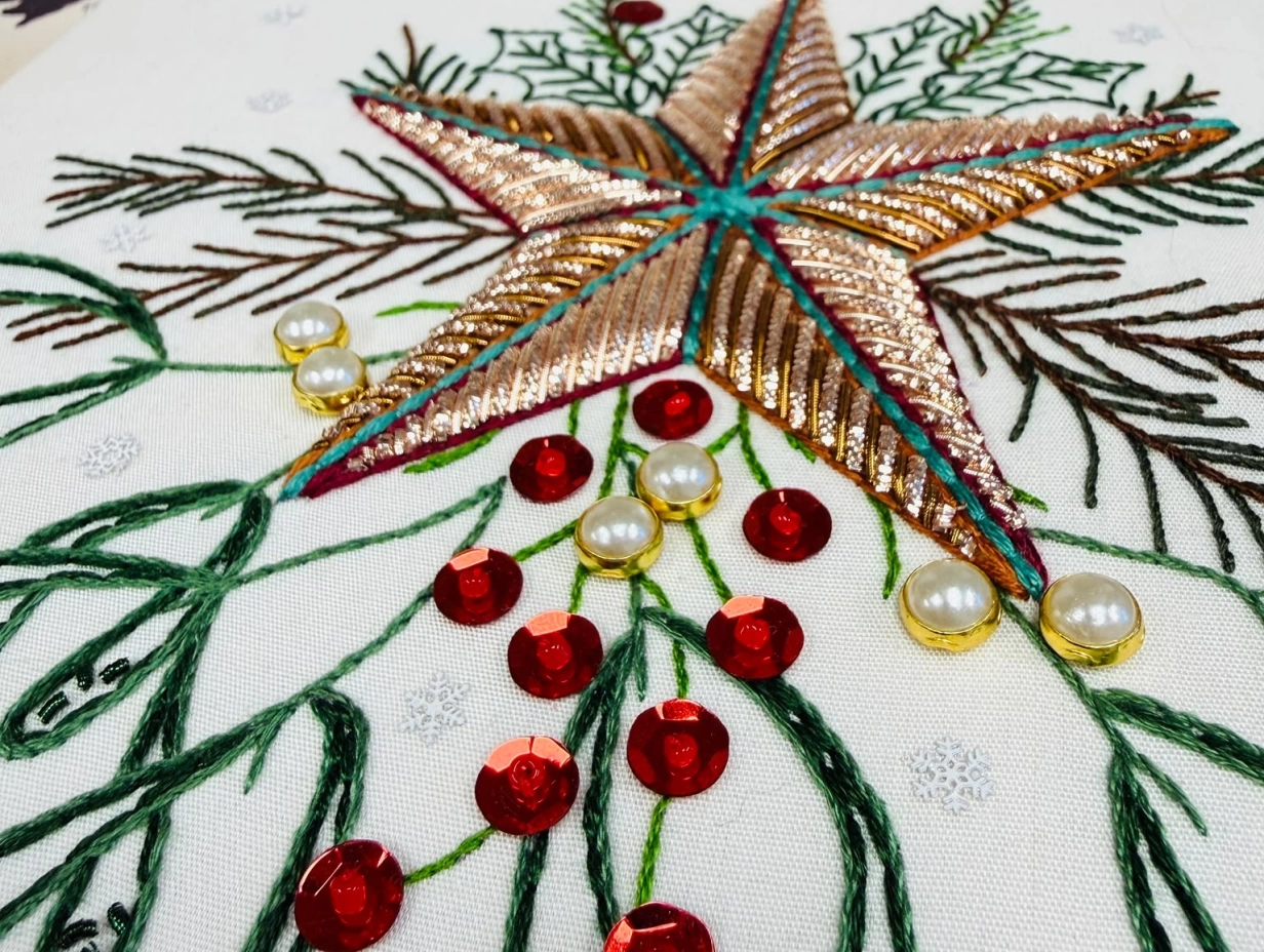 Deborah Wilding Christmas Embroidery in Winchester | 6th to 13th November 2027