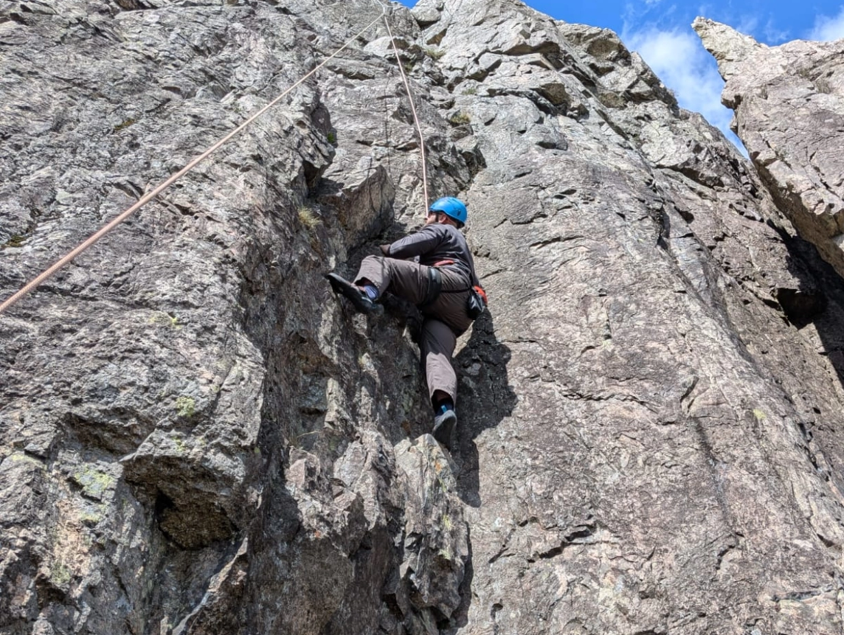 Rock climbing in the Lake District