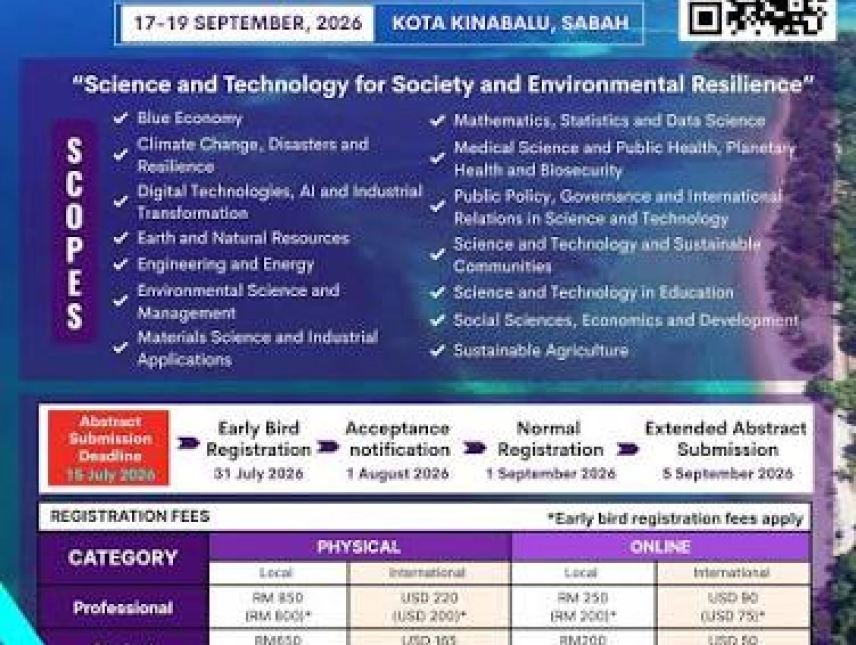 18th International Conference on Science and Technology, 2026