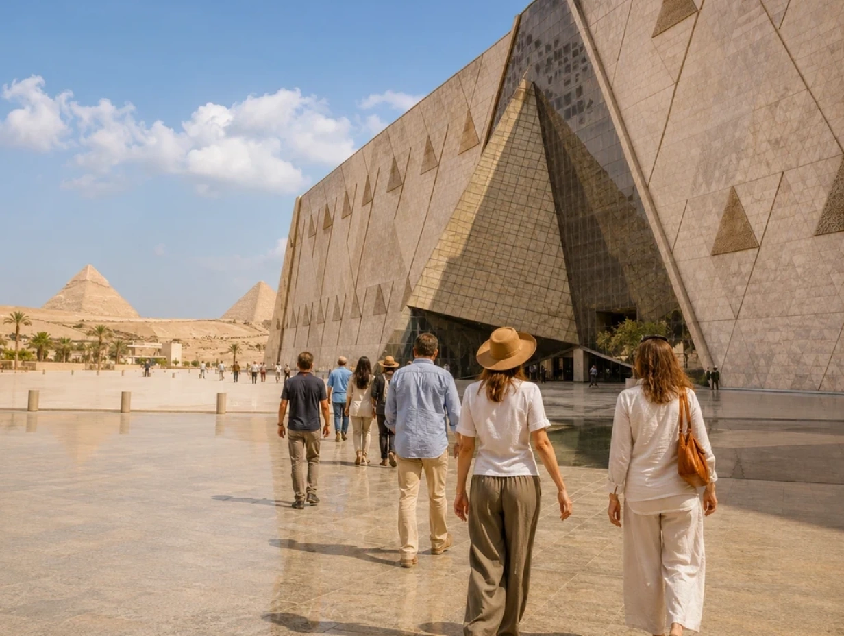 The Grand Egyptian Museum (GEM) & Giza Pyramids