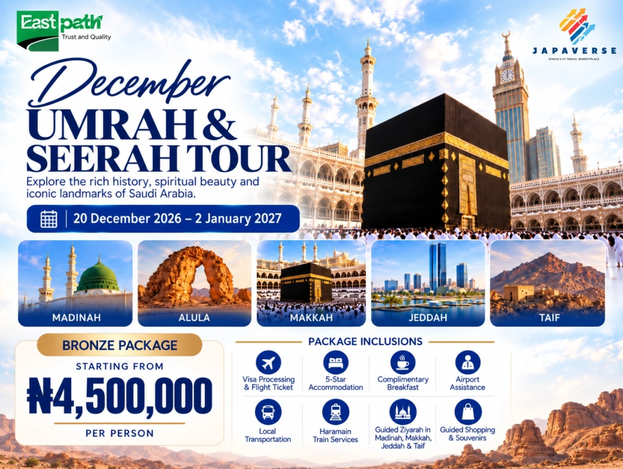 December Umrah & Seerah Tour: Discover KSA's Greatest Treasures